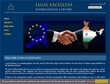 Tablet Screenshot of legalexcellens.com
